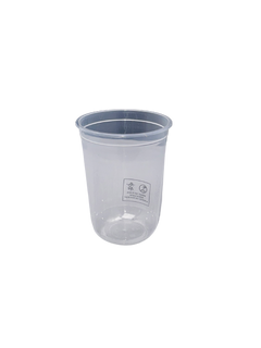 500ML - 90 transparant U shaped cup ( non sealable)