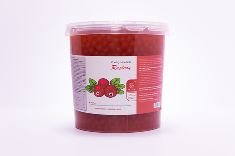 Raspberry fruit popping