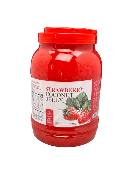 strawberry coconut jelly